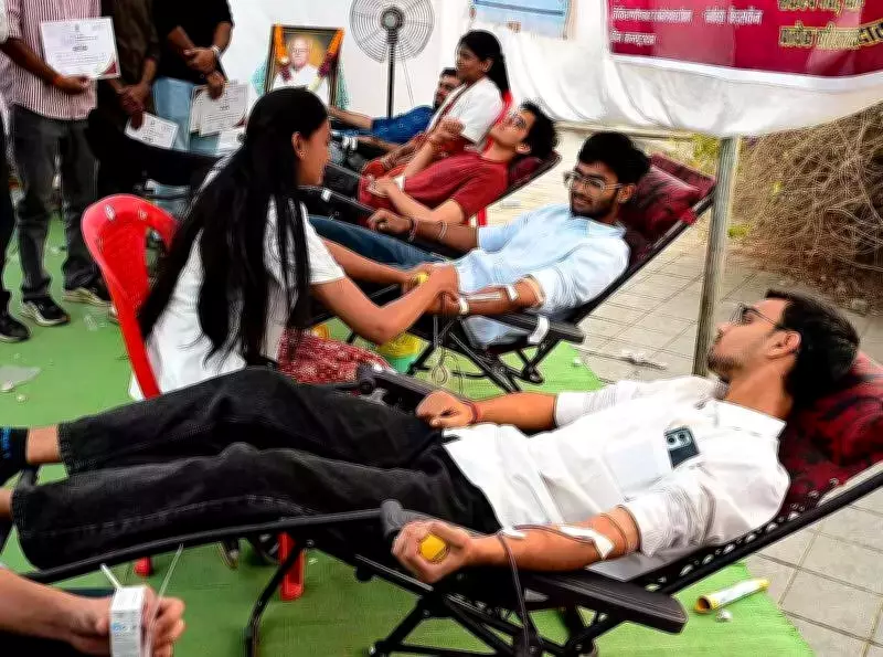Nagpur Hospital's 18-Year Blood Drive Honors Childhood Cancer Day on Valentine's