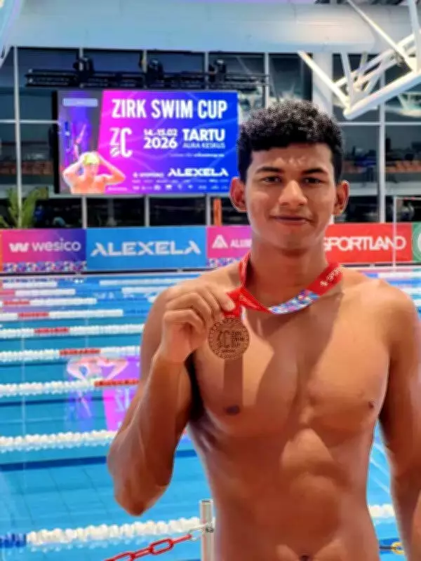 Nagpur Swimmer Yash Gulhane Wins Bronze at International Zirk Swim Cup in Estonia