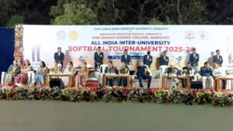 Nagpur University Dominates 10-0 in Women's Softball Championship Opener