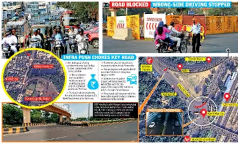 Nagpur's Ajni Underpass Project to Cause 8-Month Traffic Chaos, Diverts Wardha Road