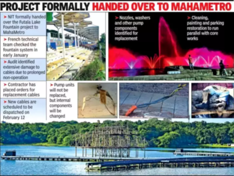 Nagpur's Futala Fountain Lake Project Revived After Years of Inactivity