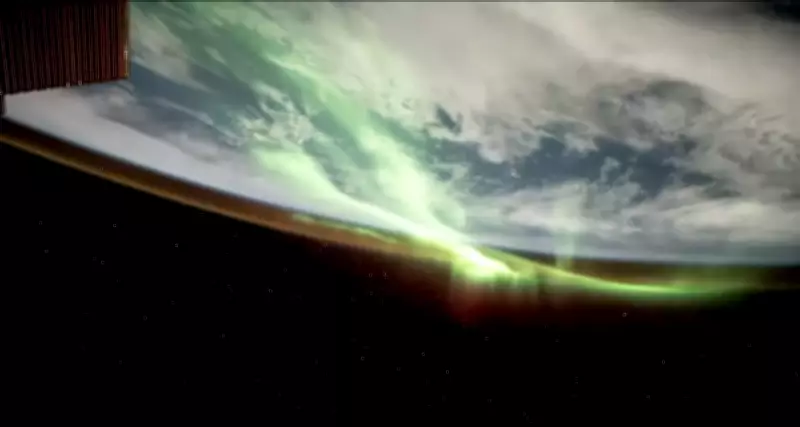 NASA Captures Ethereal Auroras from Space Station During Solar Activity Surge