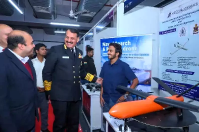 Navy Chief Admiral Tripathi Visits IIT-Kanpur, Lauds Defence Innovation