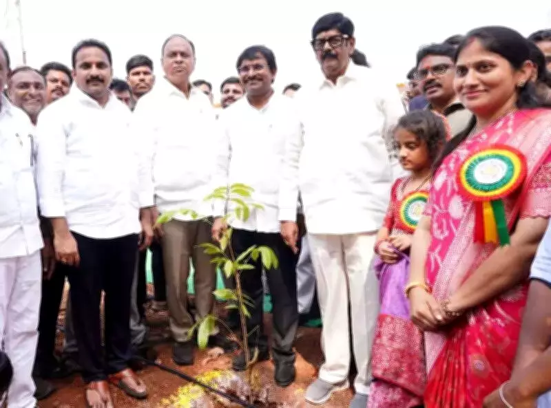 Nellore MP Launches Miyazaki Project at Kandukur College Campus