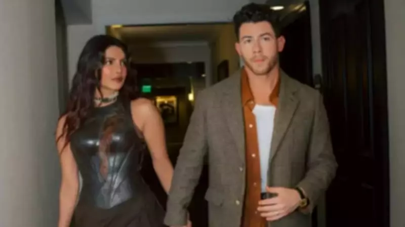 Nick Jonas Wears Mangalsutra Bracelet to Support Priyanka Chopra's Film 'The Bluff'