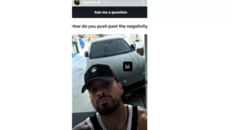 Nick Kyrgios' Cheeky Response to Negativity: A Lamborghini and 'Lol'