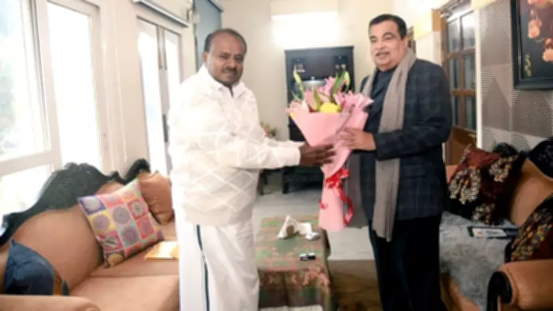 Nitin Gadkari Pledges Swift Compensation for STRR Land Owners, HD Kumaraswamy Reports