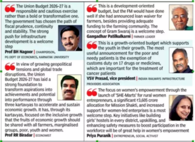 North Karnataka Reacts to Union Budget 2026-27: Mixed Reviews on Regional Development