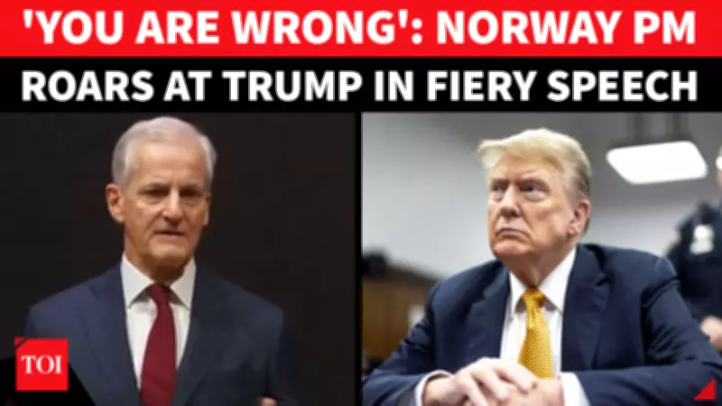 Norway PM Delivers Stark Warning on Global Security, Criticizes Trump's NATO Remarks