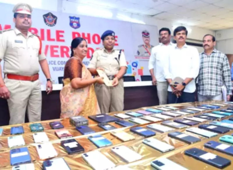 NTR District Police Return 122 Recovered Mobile Phones Worth ₹18 Lakh