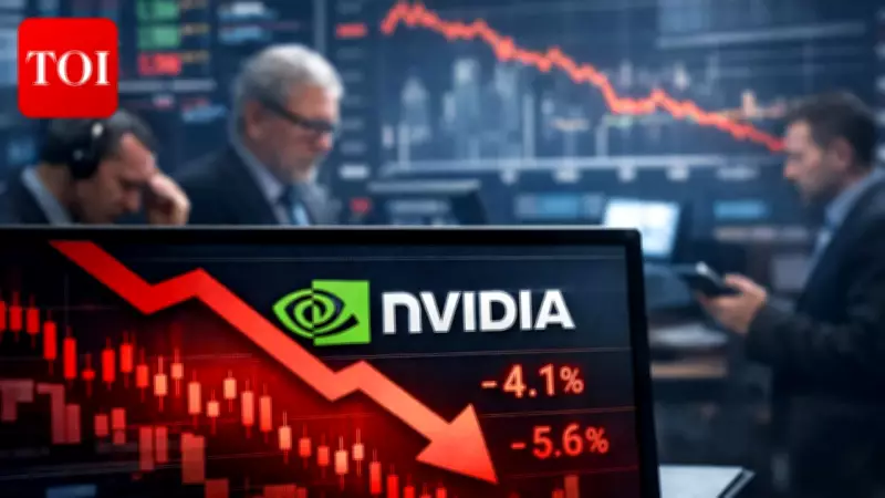 Nvidia Selloff Drags US Stocks Lower Amid AI Investment Concerns