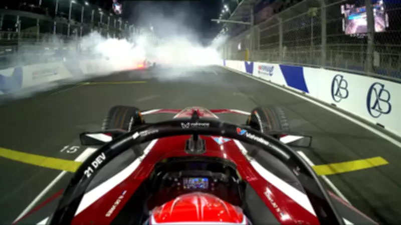 Nyck de Vries' Controversial Push-Off Incident Sparks Formula E Debate