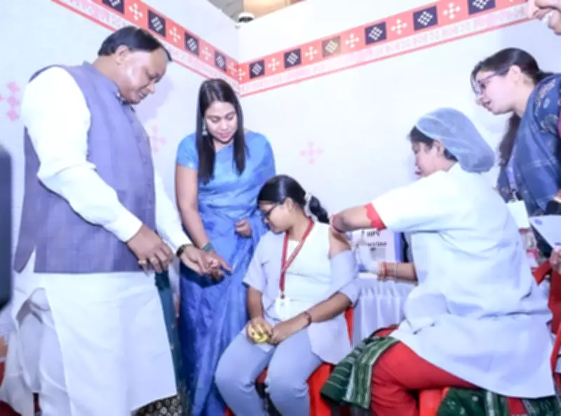 Odisha CM Majhi Launches HPV Vaccination Drive to Protect Girls from Cervical Cancer