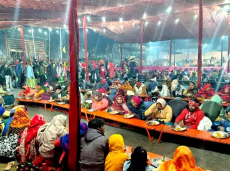 Om Namah Shivaya's Magh Mela Kitchen Extends Till Maha Shivratri Amid Massive Devotee Rush