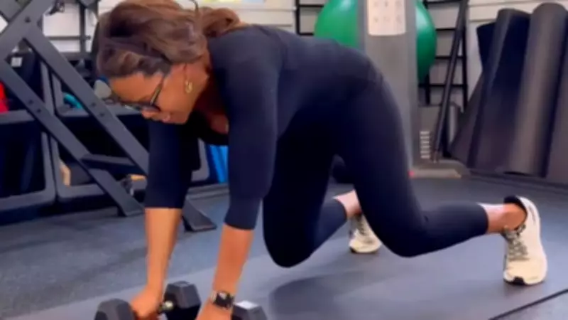 Oprah Winfrey, 72, Masters Plank Challenge with Weights, Defying Age Norms