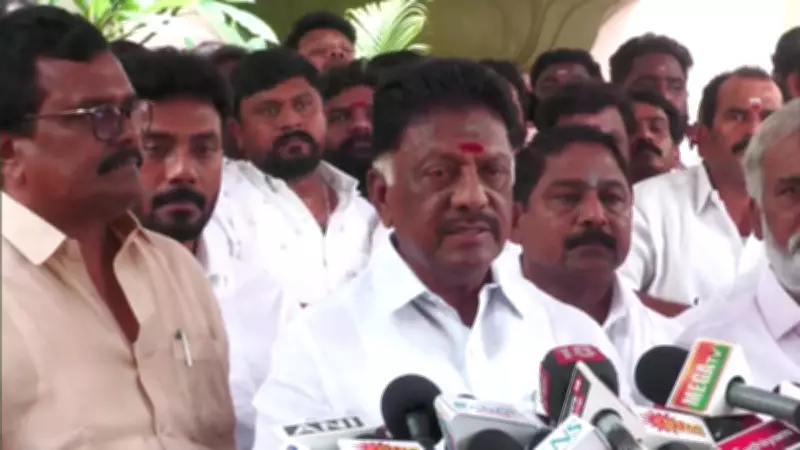 OPS Accuses EPS of Being a Dictator, Says He Has Made AIADMK Unwinnable