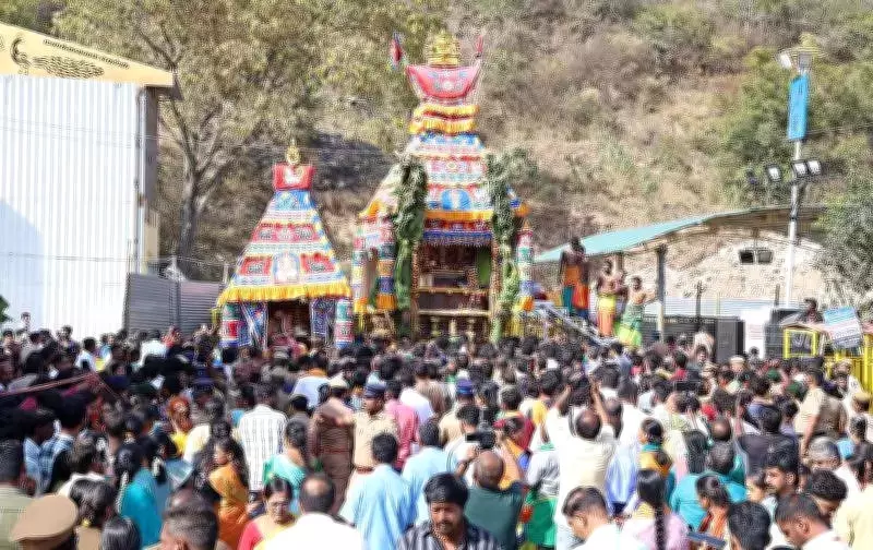 Over 5 Lakh Devotees Throng Marudhamalai Temple for Thai Poosam Festival