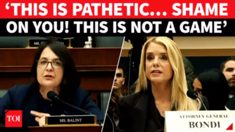 Pam Bondi Clashes With Becca Balint Over Epstein Files In Heated House Hearing