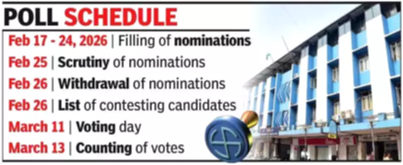 Panaji Municipal Elections Announced: 30 Wards to Vote on March 11