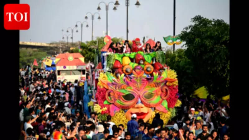 Panaji's Carnival Parade Lights Up Goa with Colorful Floats and Cultural Revelry