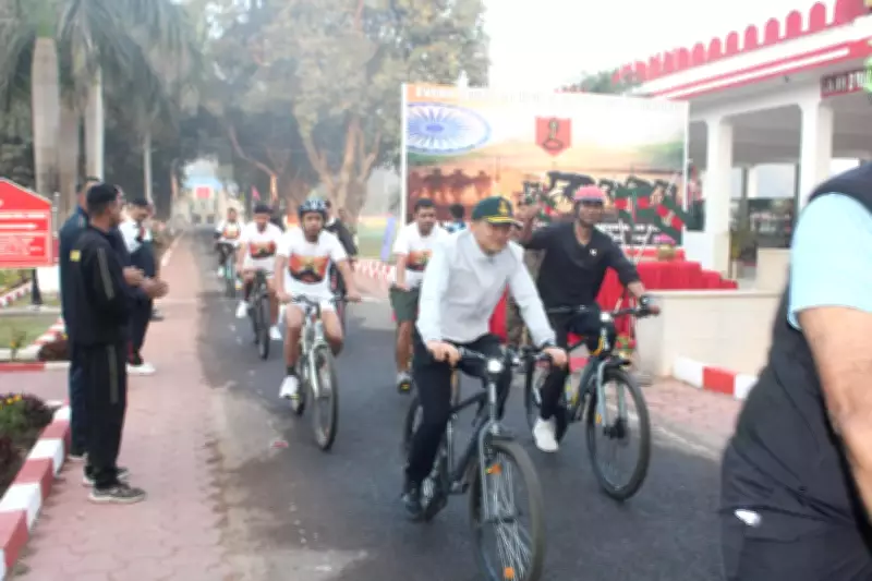 Patna Honors Bihar Regiment with Commemorative Cycle Ride
