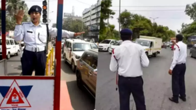 Patna Traffic Police Enforces Strict Plan for BJP President Nitin Nabin's Visit