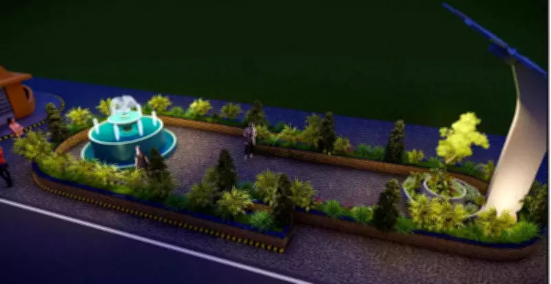 Patna's Boring Canal Road Gets Green Makeover with Solar Fountain & Palm Tree