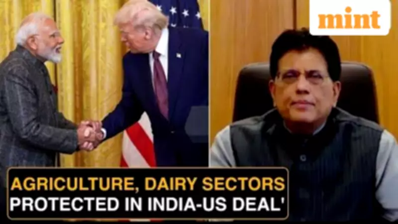 Piyush Goyal Details India-US Trade Deal: Sensitive Sectors Protected
