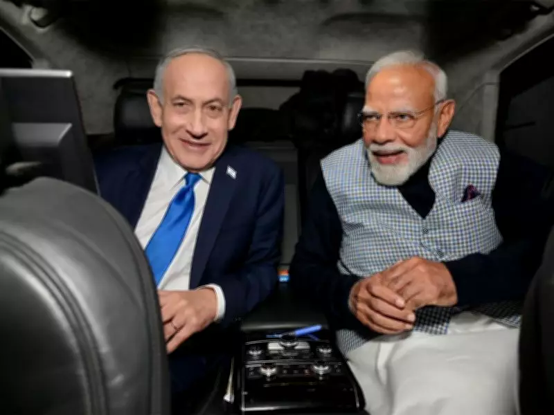 PM Modi and Israeli Counterpart Travel Together to Attend Technology and Innovations Exhibition