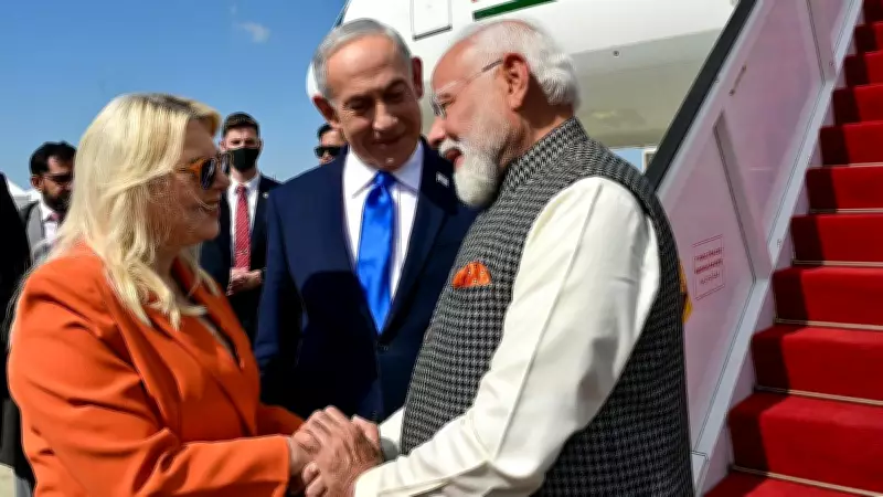 PM Modi Arrives in Israel for Historic Bilateral Talks with Netanyahu