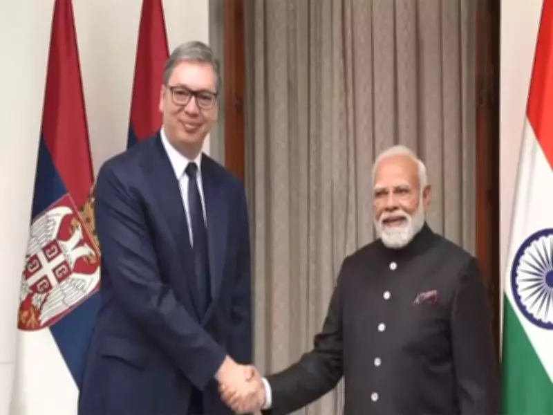 PM Modi Holds Bilateral Talks with Serbian President Vucic at Hyderabad House
