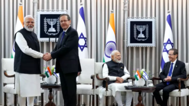 PM Modi Holds Diplomatic Talks with Israeli President Herzog, Strengthens Bilateral Ties
