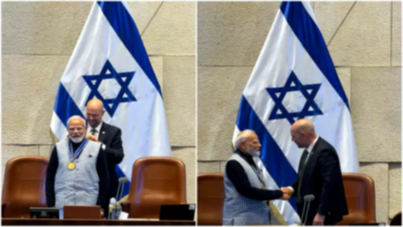 PM Modi Honored with Speaker of the Knesset Medal for Strengthening India-Israel Ties