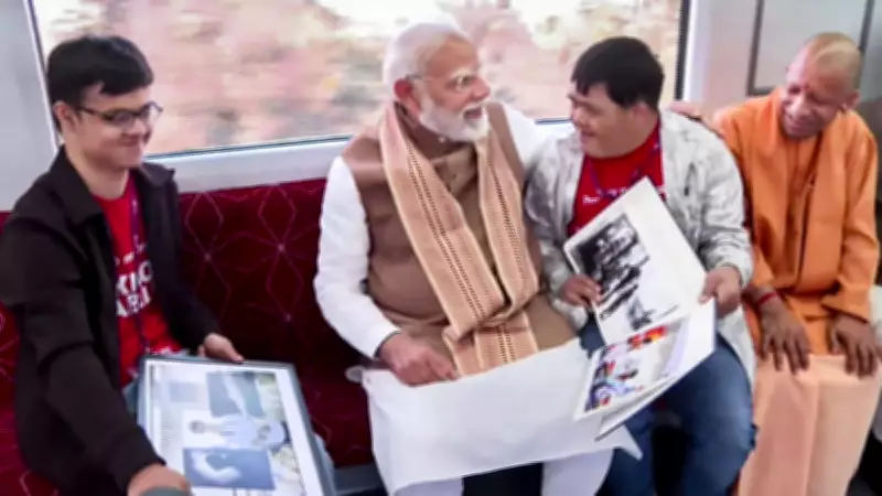 PM Modi Inaugurates Meerut Metro, Engages with Students on Namo Bharat Train
