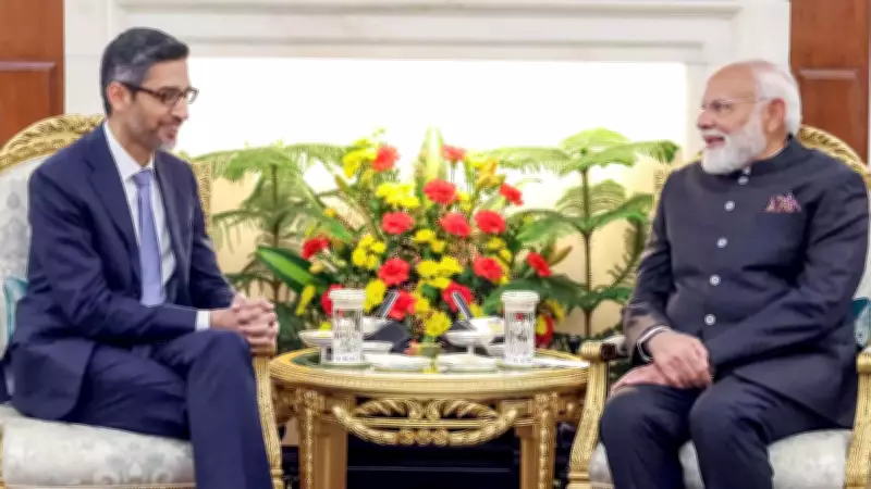 PM Modi Meets Google CEO Sundar Pichai Ahead of AI Summit in New Delhi