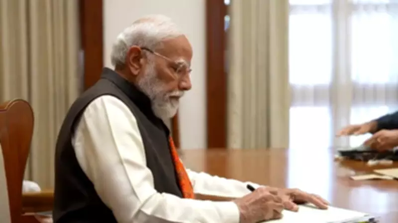 PM Modi Prioritizes Farmers, Women, and Youth in First Actions at New Office