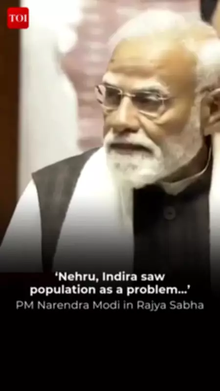 PM Modi Recalls Nehru, Indira Gandhi Viewing Population as Challenge