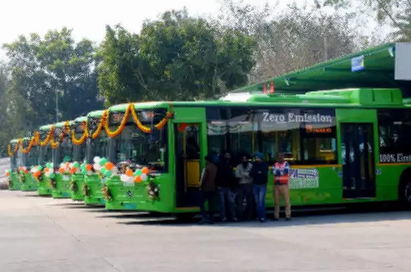 PM Modi Virtually Flags Off 25 Electric Buses for Chandigarh Under PM e-Bus Sewa