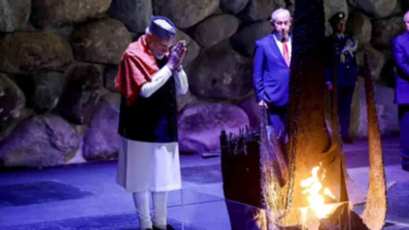 PM Modi Visits Yad Vashem Memorial in Jerusalem, Honors Holocaust Victims