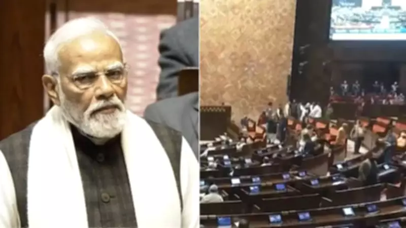 PM Modi's Rajya Sabha Speech Sparks Walkout, MEA on Russian Oil, Bharat Taxi Launch