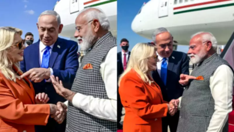 PM Modi's Saffron Coordination with Israeli First Lady Highlights Warm Welcome in Tel Aviv