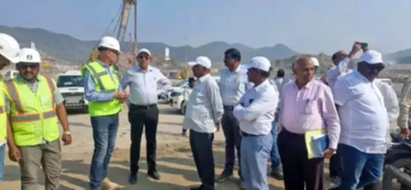 Polavaram Project Authority CEO Reviews Progress of Key Irrigation Works