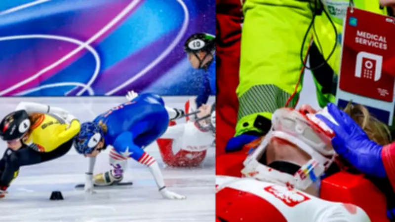 Polish Speed Skater Kamila Sellier Smiles After Terrifying Olympic Crash