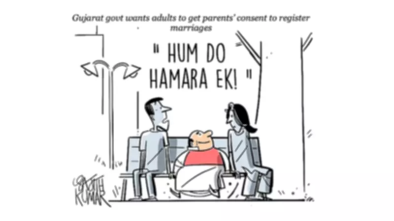 Political Cartoon Sparks Debate on India's Population Control Policies