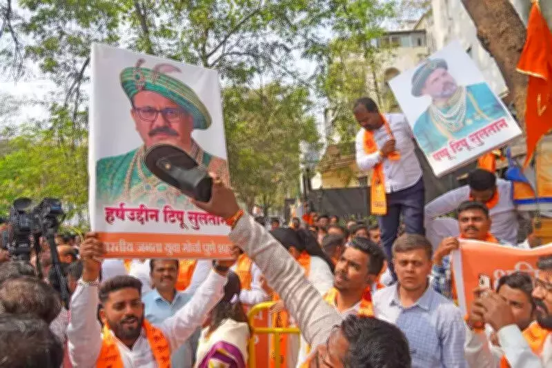 Political Storm Erupts Over Alleged Shivaji-Tipu Comparison in Maharashtra