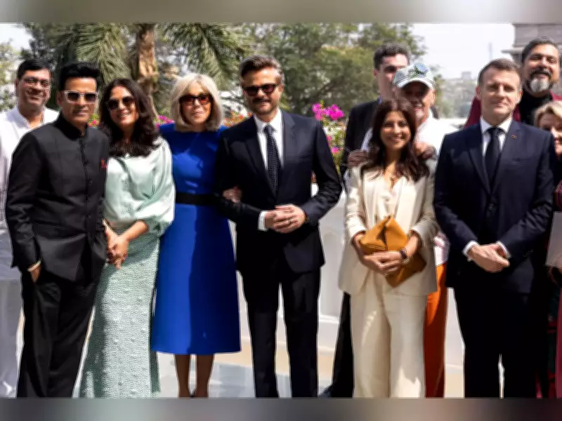 President Macron Meets Bollywood Stars in Mumbai, Honors 26/11 Victims