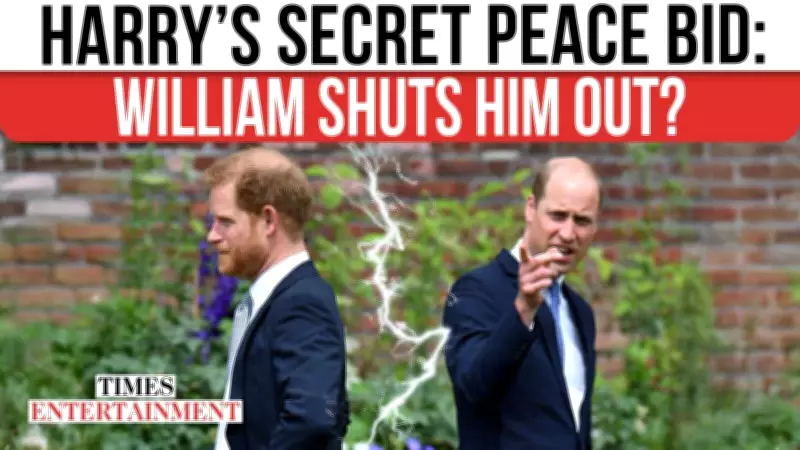 Prince Harry's Secret Reconciliation Attempt Fails As Royal Rift Deepens