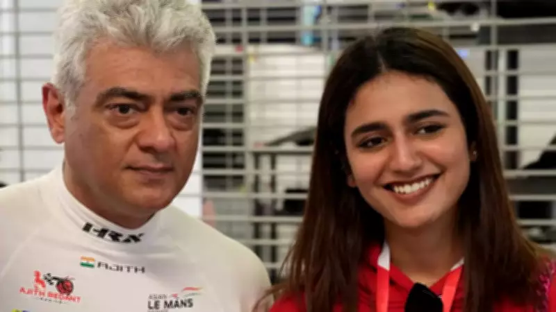 Priya Prakash Varrier Visits Ajith Kumar's Motorsport Event, Shares Inspiring Glimpses