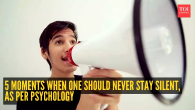 Psychology Reveals 5 Critical Moments When Staying Silent Is Harmful