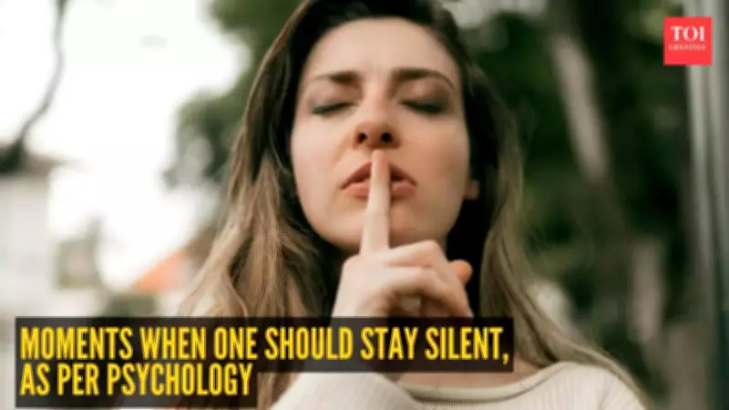 Psychology Reveals 5 Crucial Moments When Silence Is the Most Powerful Response